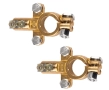 Месингови клеми за акумулатор 800AMP, 2 бр., снимка 2