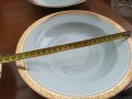 Стар български порцелан чинии с златен кант , снимка 10