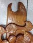 Красива дърворезба, дървено пано, украса, снимка 3