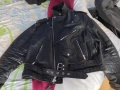 Две запазени мъжки рокерски яакета от естествена кожа размер L, снимка 2