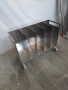 Немска количка за чували за брашно и продукти от неръждаема стомана в много добро състояние, снимка 12