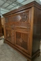Елегантен дъбов шкаф с дърворезба , снимка 4