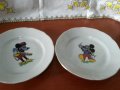 Стар български порцелан детски комплект за хранене , снимка 2
