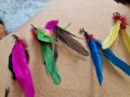 Комплект игра за котки-телескопична въдица + 10 различни сменяеми пера , снимка 11