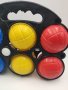 Петанк игра с топки сет 6 цветни топки и едно топче , снимка 2