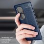 Huawei P60 Pro / P50 Pro / Лукс кейс гръб калъф кожена шарка, снимка 10