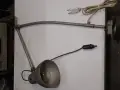 Стара работна лампа с чупещо рамо, снимка 2