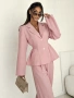 Мек елегантен дамски комплект от две части HENUSI, 4цвята , снимка 11