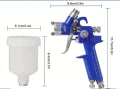 НОВ Мини пневматичен пистолет за боядисване дюза 0.8мм, снимка 2