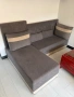 Ъглов диван с функция сън и ракла, снимка 2