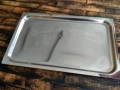 Голям поднос,никелиран, снимка 1