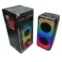 Brudo BTS-1908 bluetooth високоговорител с LED светлина Караоке високоговорител, снимка 1