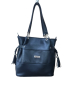 Дамска луксозна чанта тип торба в пастелни цветове 30х34см Цветове: сиво-синя гама;зелено-синьо гама, снимка 3