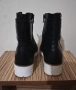 Нови дамски боти естествена кожа - 45% черни на платформа 36 размер, снимка 5