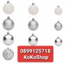 Топки за коледна елха-50 БРОЯ/розово,червено,златисто,сребристо,лилаво,тюркоаз,бронз, снимка 13