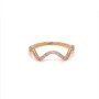 Златен дамски пръстен 1,48гр. размер:57 14кр. проба:585 модел:17604-4, снимка 1