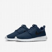  Nike Roshe Run Navy Black White - страхотни мъжки маратонки, снимка 2 - Маратонки - 34403374