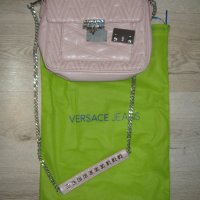 Versace Jeans Couture розова дамска оригинална чанта, снимка 6 - Чанти - 44727009