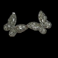 Sale Масивен модел пеперуди"full of cristals",колекция"Butterflies"white/  нови, снимка 1 - Колиета, медальони, синджири - 44428486