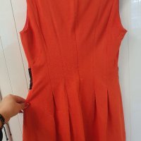 Дамска оранжева рокля , снимка 5 - Рокли - 39052955