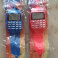 Детски електронни часовници с калкулатор,нови, снимка 1 - Детски - 41558879