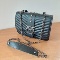Черна чанта Pinko  код SG38, снимка 2 - Чанти - 38019242