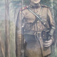 Стара картина ''български войник'' 1880 година, снимка 4 - Колекции - 38709589