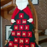 Голям коледен адвент календар с Дядо Коледа, снимка 9 - Други - 34175144