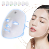 Козметична LED маска за лице - Маска за фотодинамична терапия, снимка 2 - Козметични уреди - 44742651