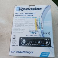 Стар касетофон за кола - CD - Roadstar, нов,  не е поставян., снимка 2 - MP3 и MP4 плеъри - 41485670