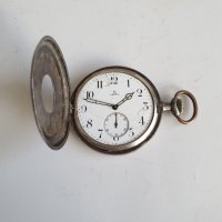 Сребърен джобен часовник OMEGA, снимка 2 - Антикварни и старинни предмети - 39756714