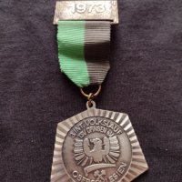 Рядък медал Германия OBERSCHLESIEN 1973 година за колекция - 25927, снимка 1 - Антикварни и старинни предмети - 34597620