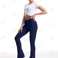 Дамски спортни ежедневни панталони с висока талия, 8цвята - 023, снимка 9 - Панталони - 41820492