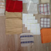 Копринени кърпички, ленени и памучни салфетки, карета, снимка 5 - Други - 41631271