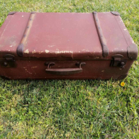 Ретро куфар от жакард, снимка 1 - Антикварни и старинни предмети - 44659087