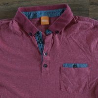 hugo boss orange patches - страхотна мъжка тениска КАТО НОВА, снимка 2 - Тениски - 34128523