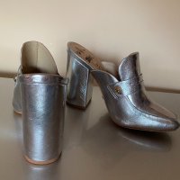 Кожени елегантни обувки на ток, снимка 2 - Дамски елегантни обувки - 38963491