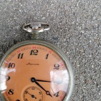 Джобен часовник Мълния , снимка 3 - Антикварни и старинни предмети - 39528340