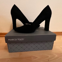 Дамски обувки с дебел ток Marco Tozzi, снимка 1 - Дамски елегантни обувки - 44837475