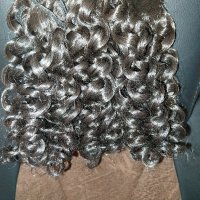 Екстейшан, удължение на коса Черна на масури, снимка 2 - Аксесоари за коса - 42634594