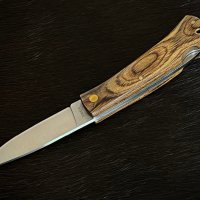 Сгъваем нож (острието - 8,2 см) за лов, туризъм или къмпинг Linder. Reisender Medium (330410), снимка 7 - Ножове - 41852130