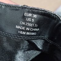 велурени ботушки H&M стилето, снимка 6 - Дамски ботуши - 34408080