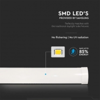 Линейно осветително тяло LED 20W 6500K 60см. V-TAC Samsung чип, снимка 8 - Лампи за таван - 36110872