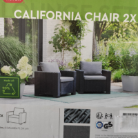 Продава ратанов комплект - два фотьойла, триместен диван и маса, оборудвани със меки седалки и въз, снимка 4 - Други - 44683035