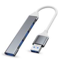 USB хъб 3.0, снимка 1 - Мрежови адаптери - 41098318