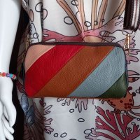 CROSSBODY//многоцветни малки дамски чантички//естествена кожа, снимка 2 - Чанти - 40152413