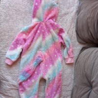 Пухкав гащеризон/пижама  Еднорог , снимка 2 - Бебешки пижами - 41063479