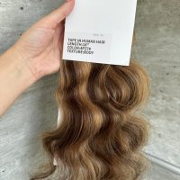 Стикери💯 естествена коса кичури, снимка 5 - Аксесоари за коса - 41460743