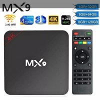 Нов 3in 1 джобен компютър MX9 TV box четириядрени 4K Android 8GB 128GB ТВ БОКС/ Android TV 11 / 9 5G, снимка 8 - За дома - 39242505