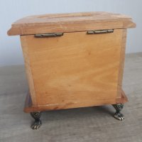 Винтидж дървена кутия,шкафче за бижута, снимка 7 - Антикварни и старинни предмети - 41790766